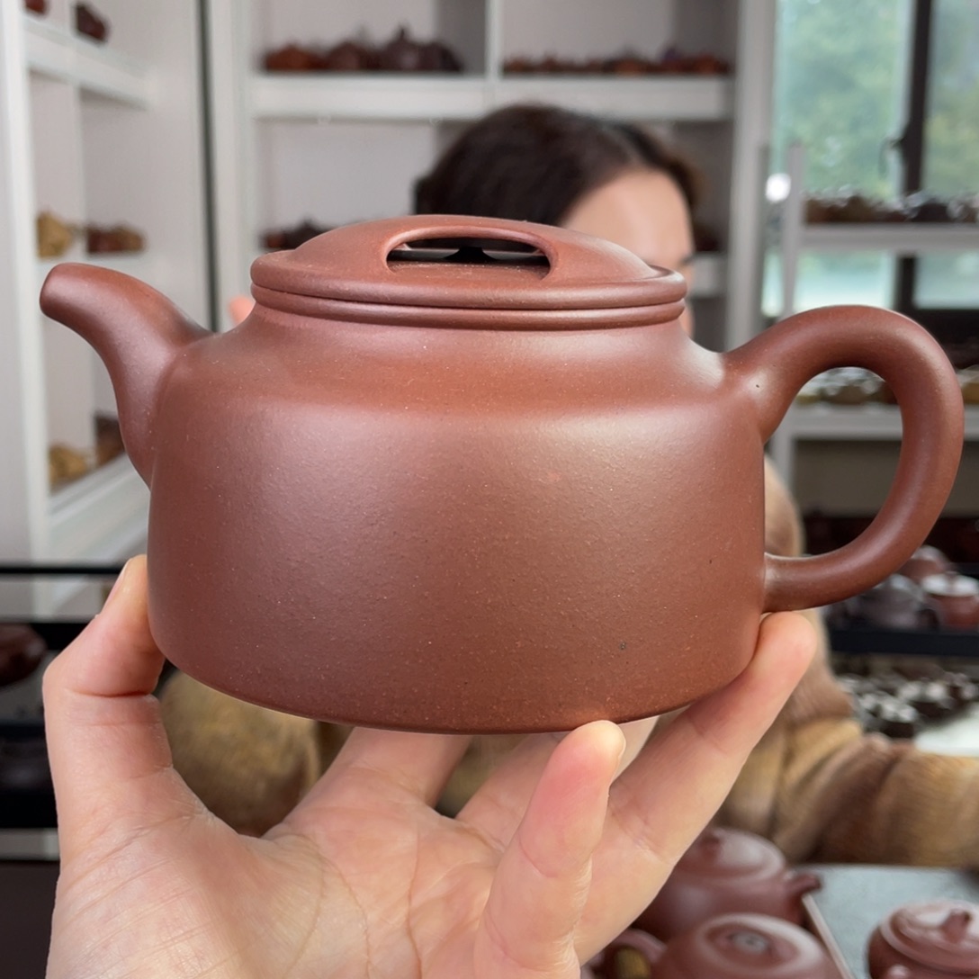 紫砂茶壶底槽清大牛盖400cc