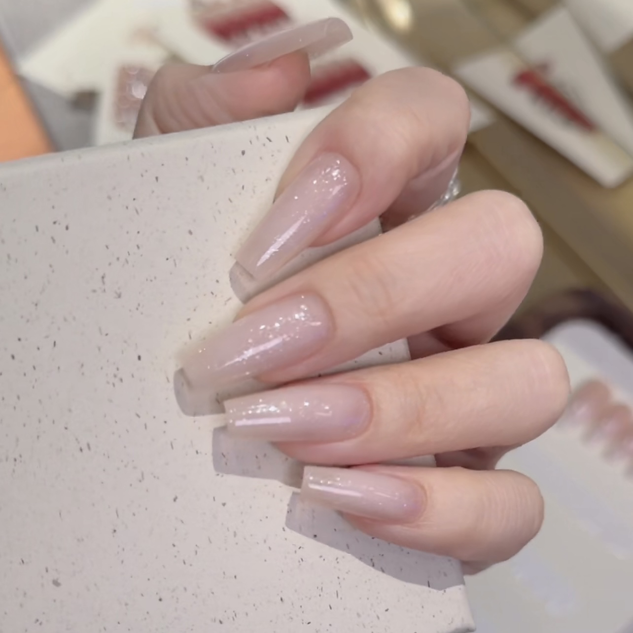 【雪国列车】纯手工穿戴甲可拆卸美甲10片