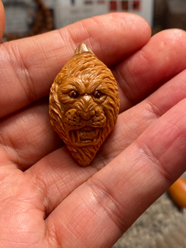 福利苏工核雕纯手工雕刻，个性手作，狮子王，立体感十足，超好玩，