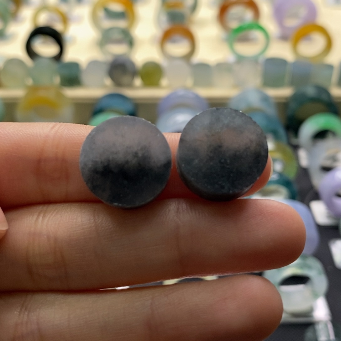 定制翡翠未镶嵌做平安扣