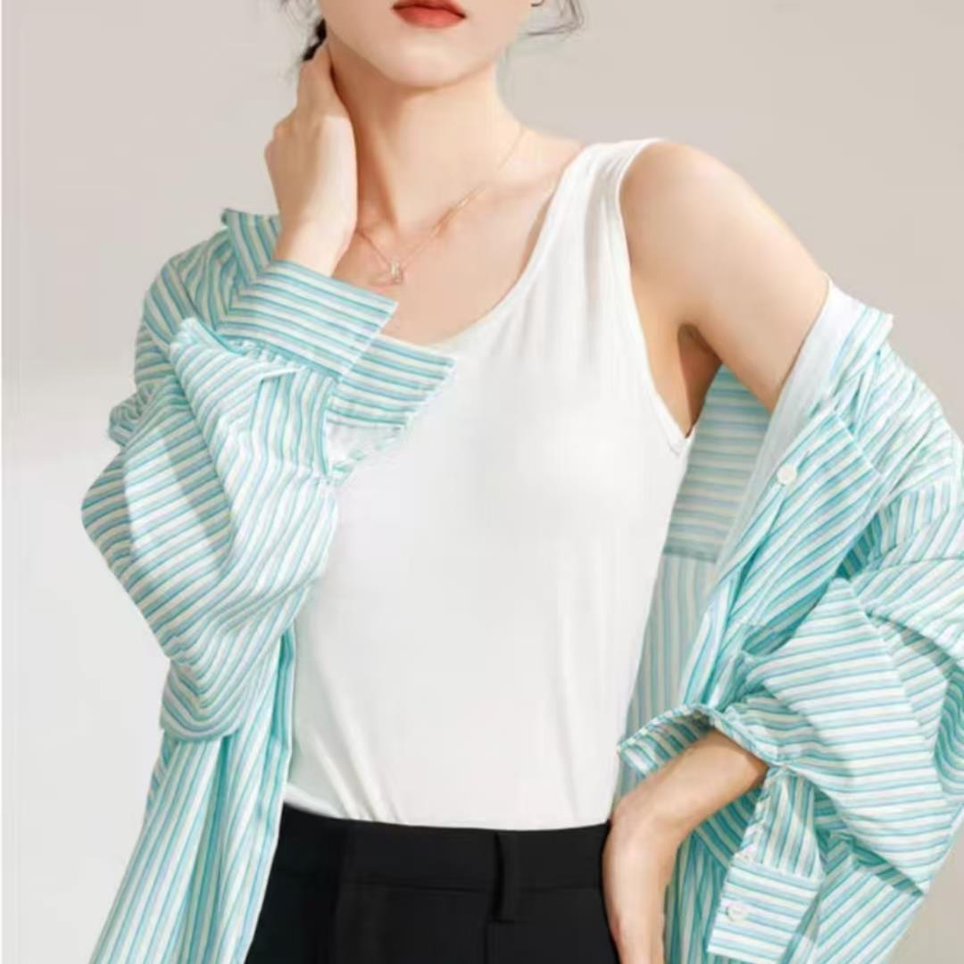 8143-（颜色任意）夏季背心（棉）