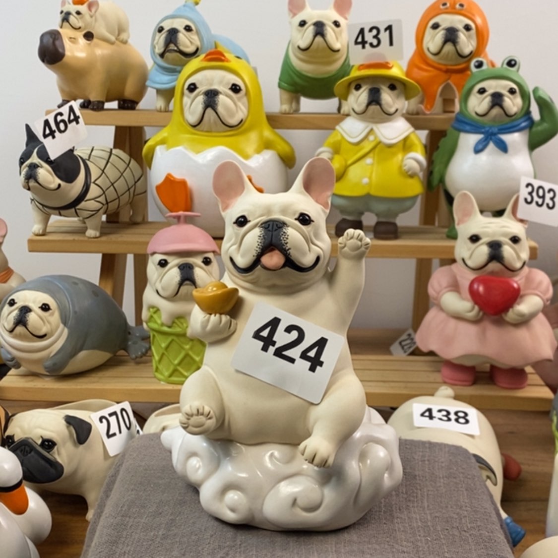 【闪购商品】424奶油元宝陶瓷周边