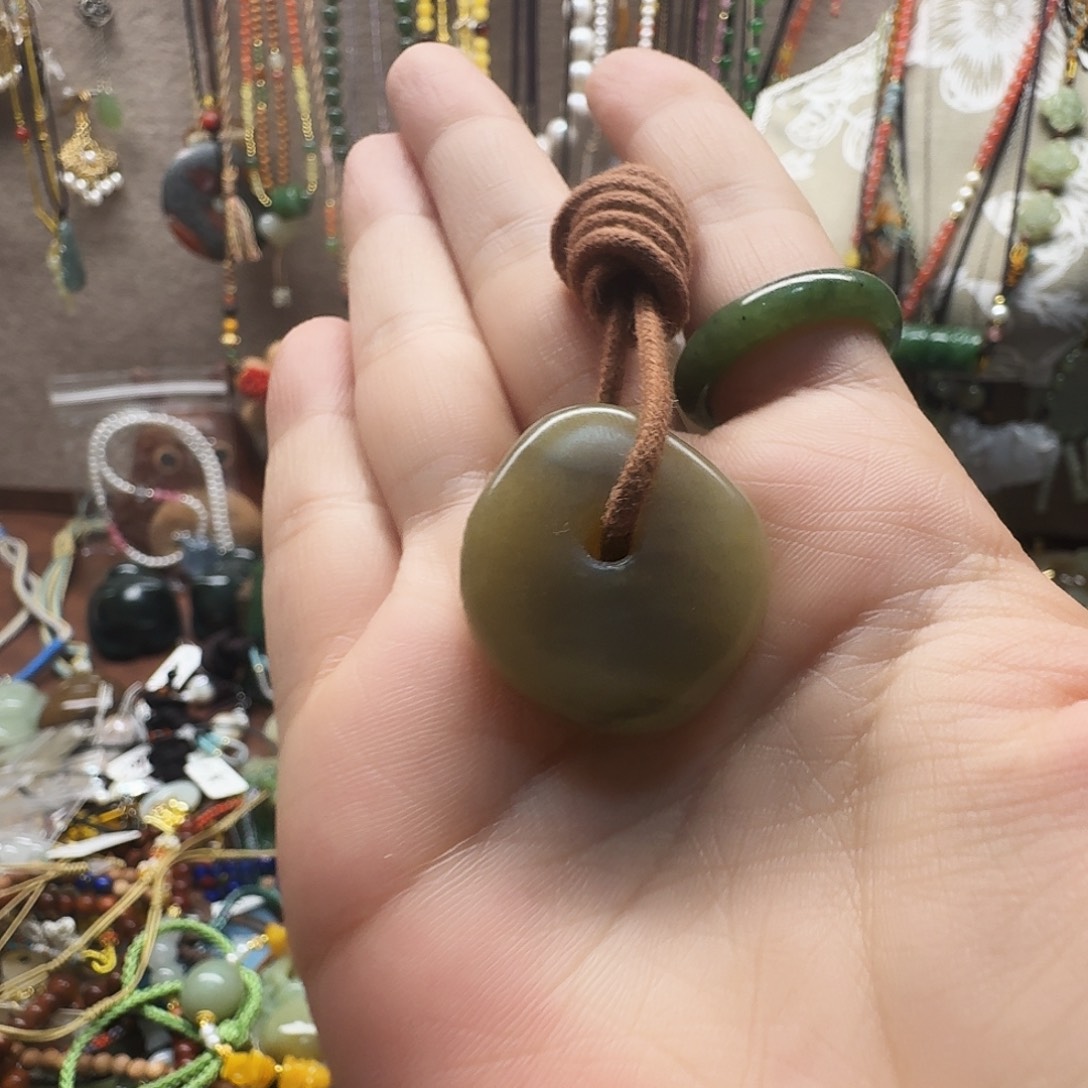 非金属纯铜（和） 糖 扣子 吊坠