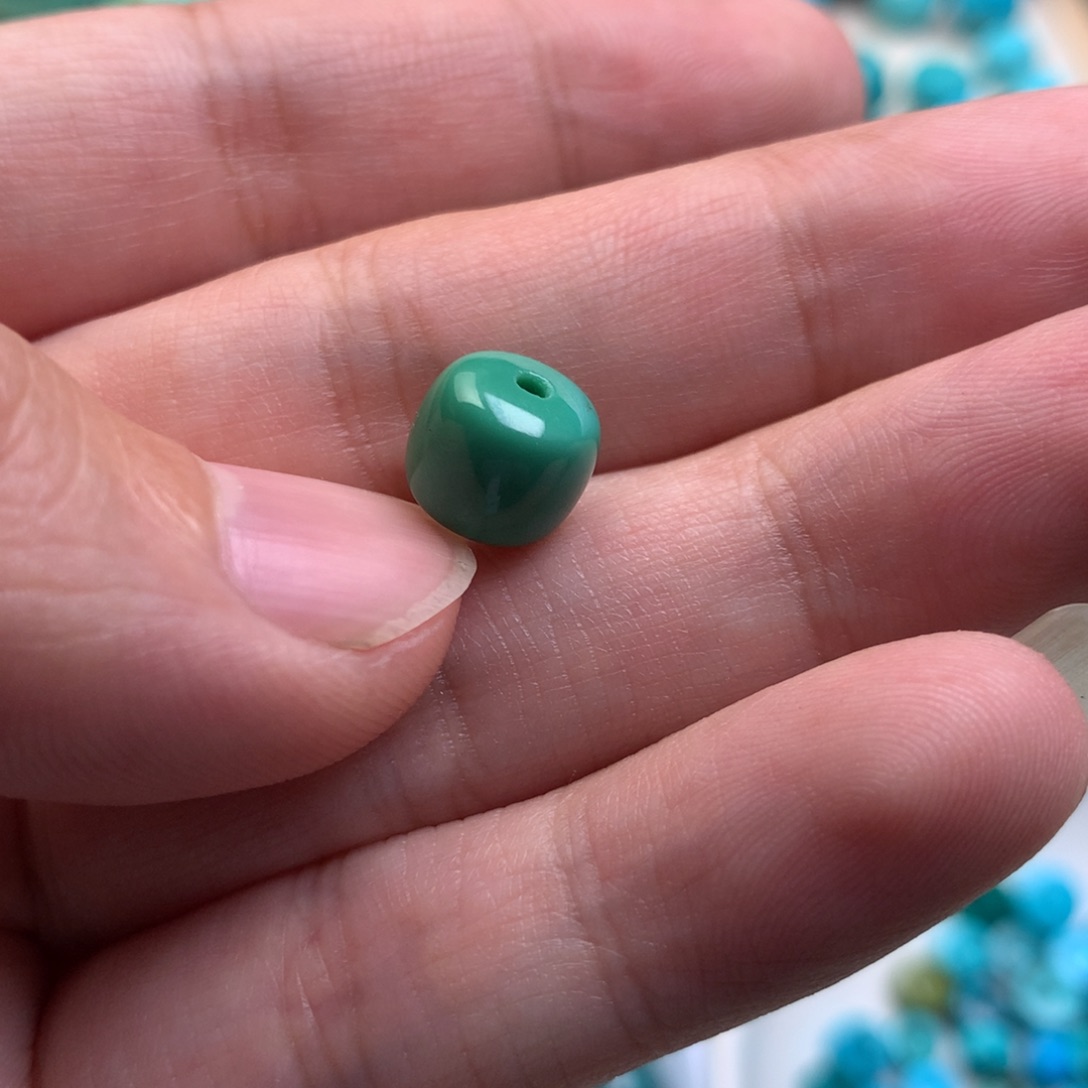绿松石珠宝半成品未镶嵌c*z