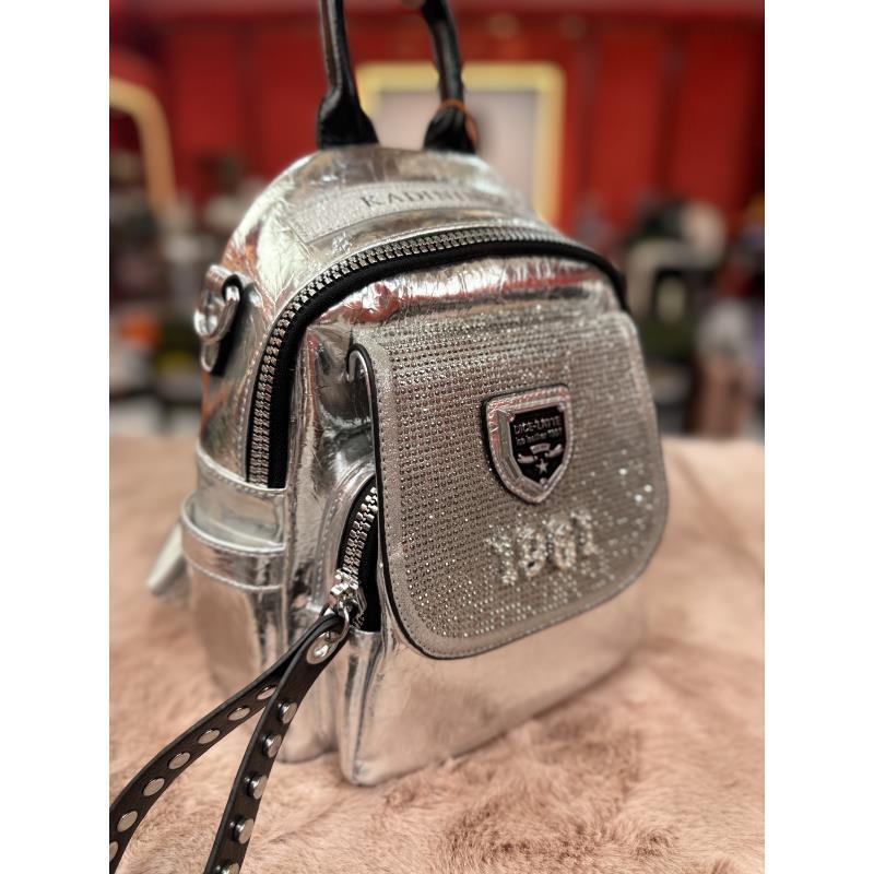 【菜菜专属】欧美复古男士女个性双肩背包生理曲线背板手机包