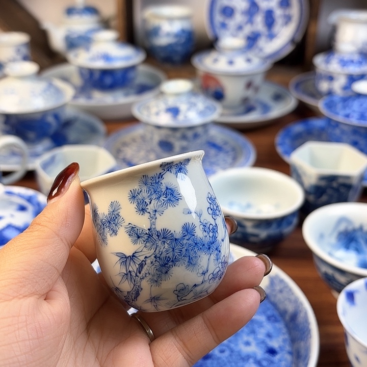 杯柴窑手绘福利秒杀