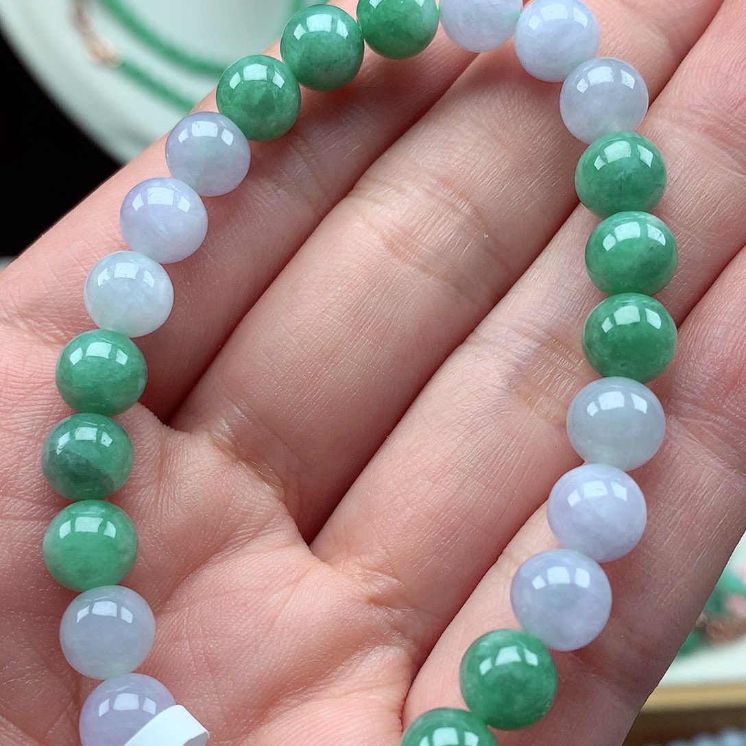 翡翠未镶嵌项链翡翠