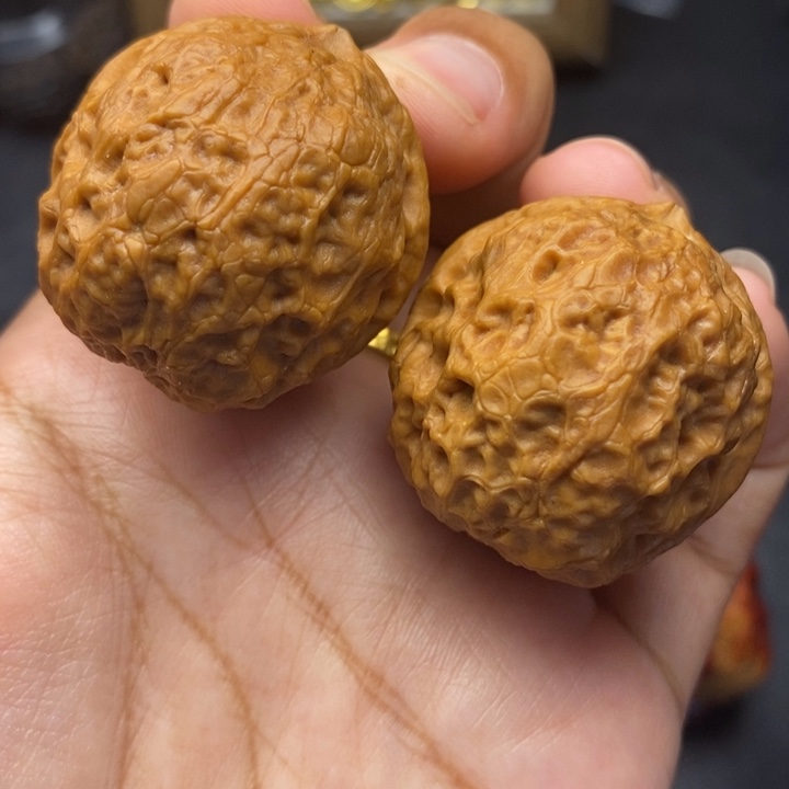 把件文玩核桃40尺蛇皮元宝