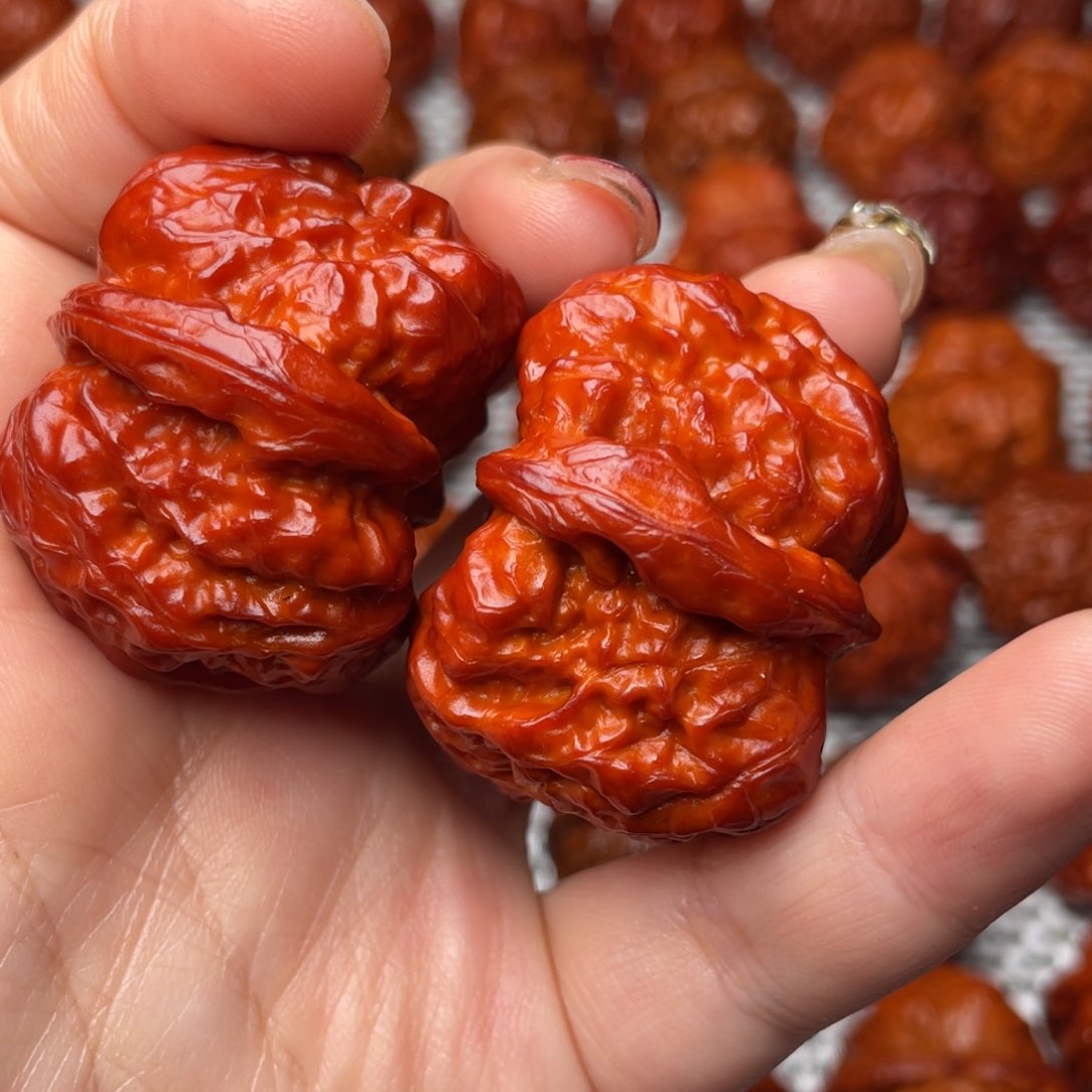 桃核吊坠文玩核桃 手把件 蛤蟆头 36