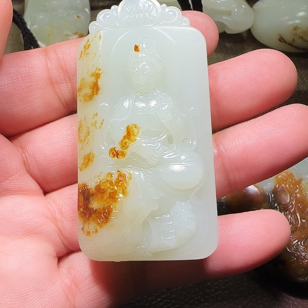 和田玉颈饰未镶嵌浩***3