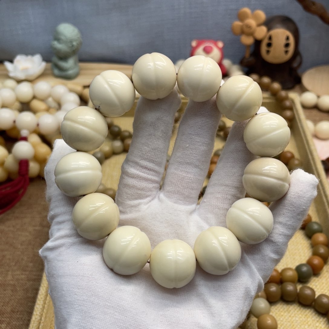 菩提根/象牙果吊坠21干磨大瑕疵牙果铜锣烧767