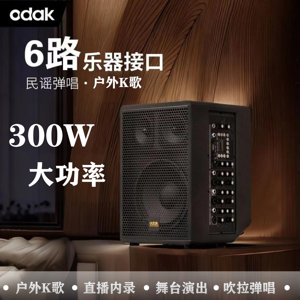 萨克斯电吹管电吉他专业大功率直播内录乐器演出户外K歌音箱音响