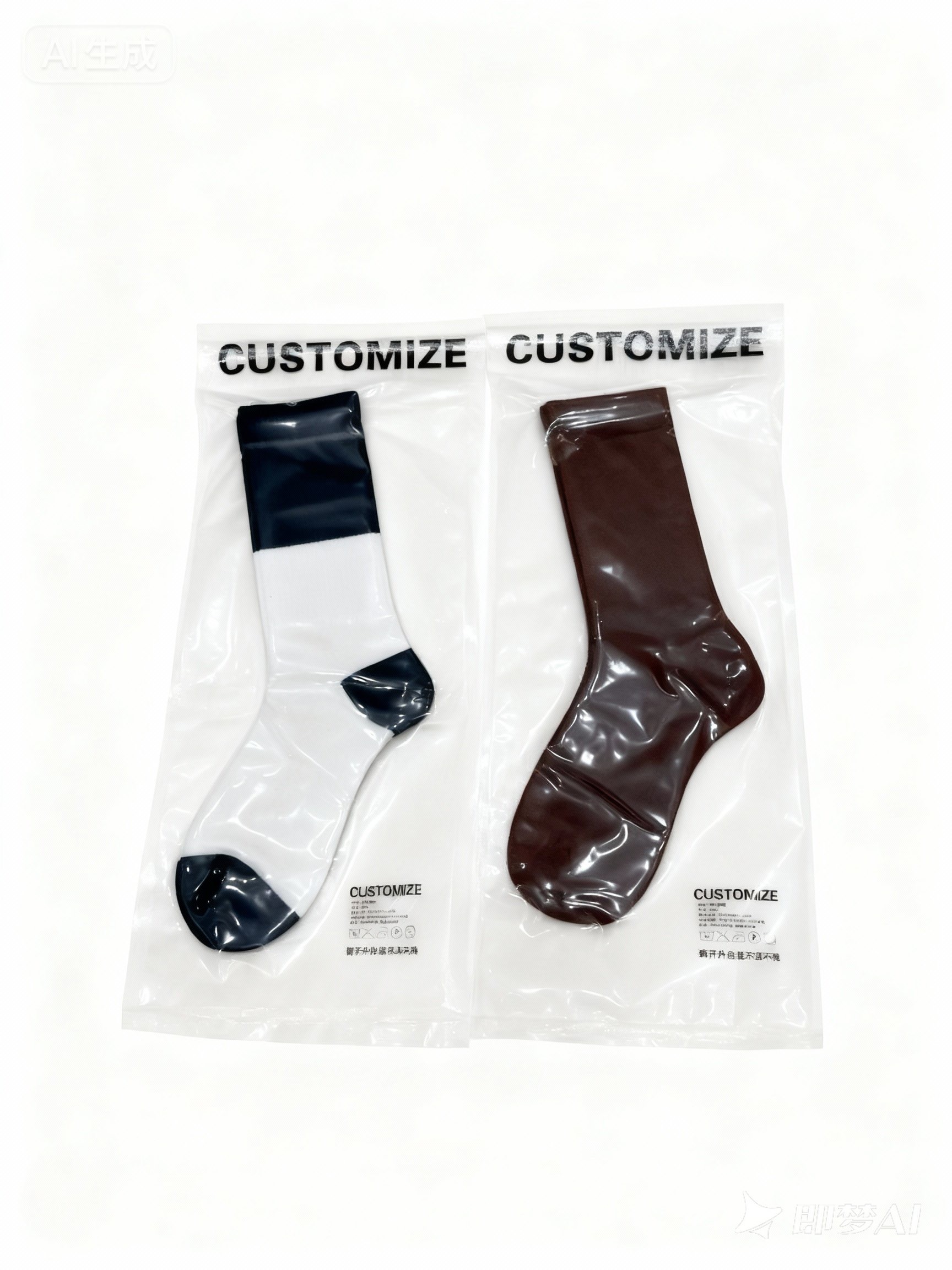 时尚轻奢中筒袜子-D42