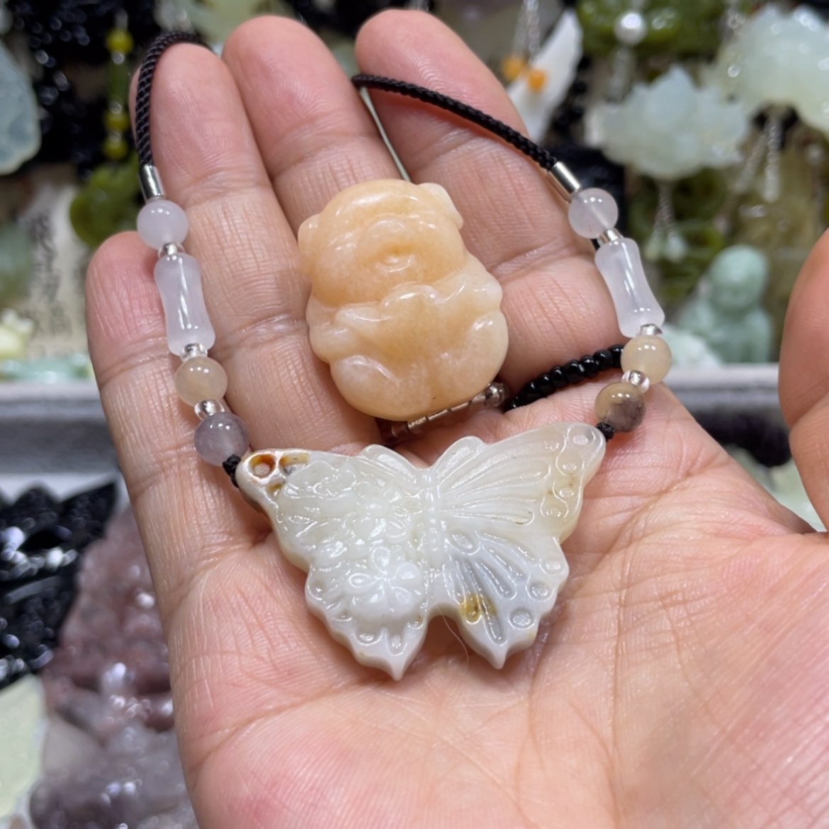 【闪购商品】岫玉颈饰未镶嵌恸*33吊坠