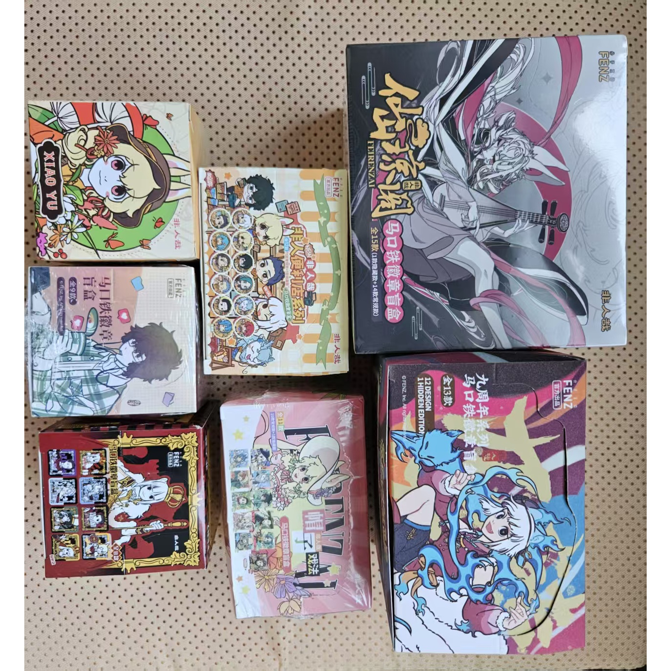组合袋徽章盲盒盲抽不复活