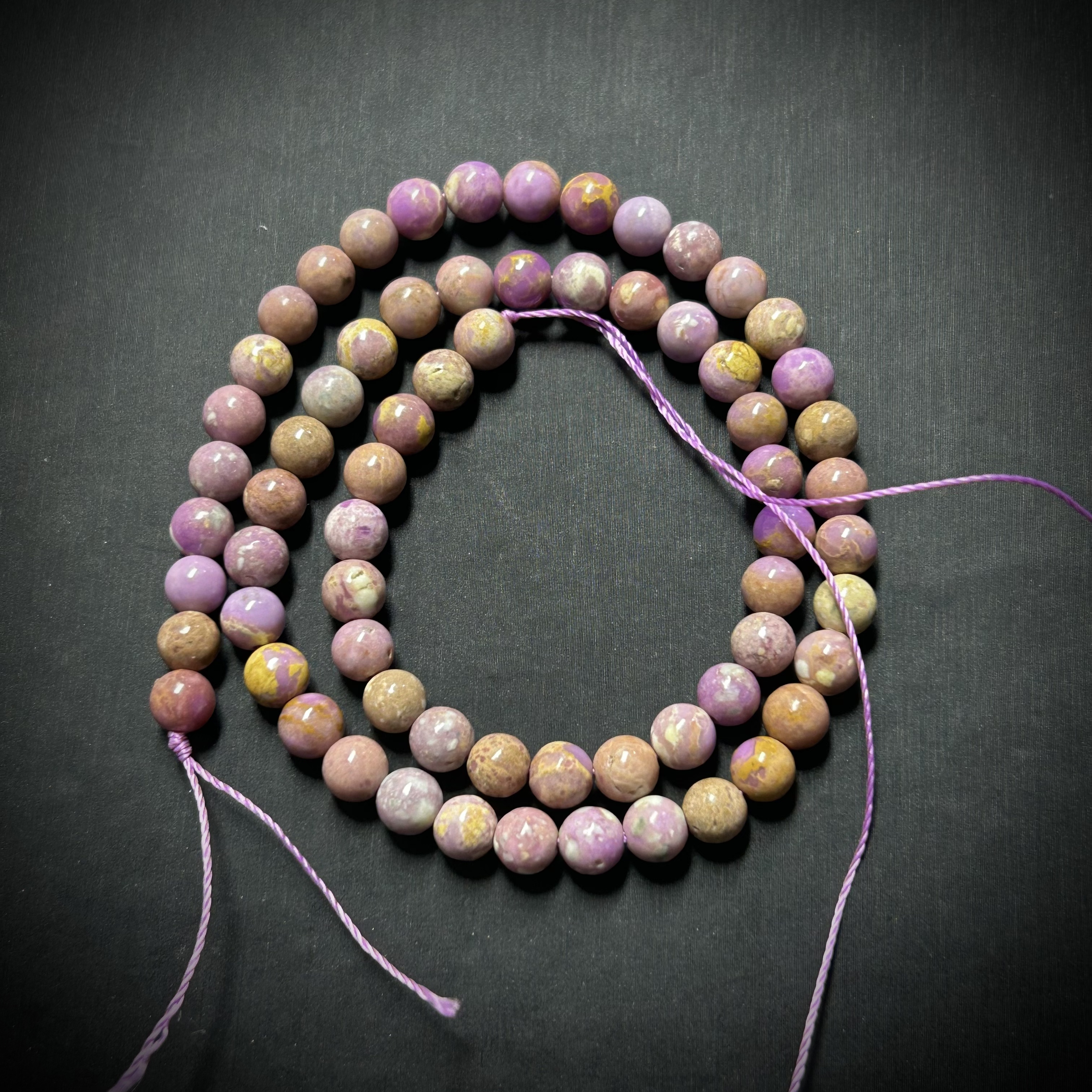 32001576香芋紫6mm圆珠半成品（多样性发其一）465