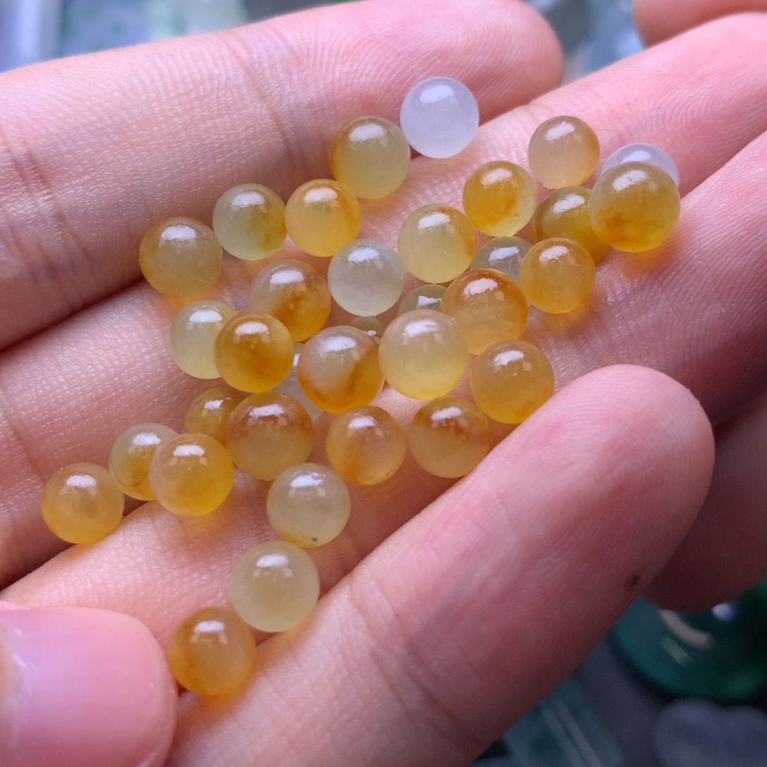 定制翡翠未镶嵌珠子
