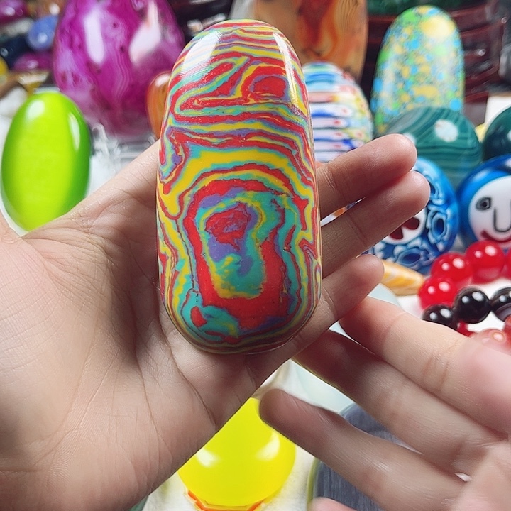 美***下玛瑙/玉髓未镶嵌耳环