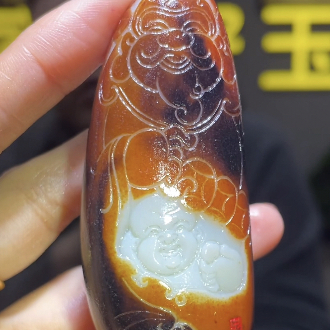 手把件货玉石把玩件文玩摆件