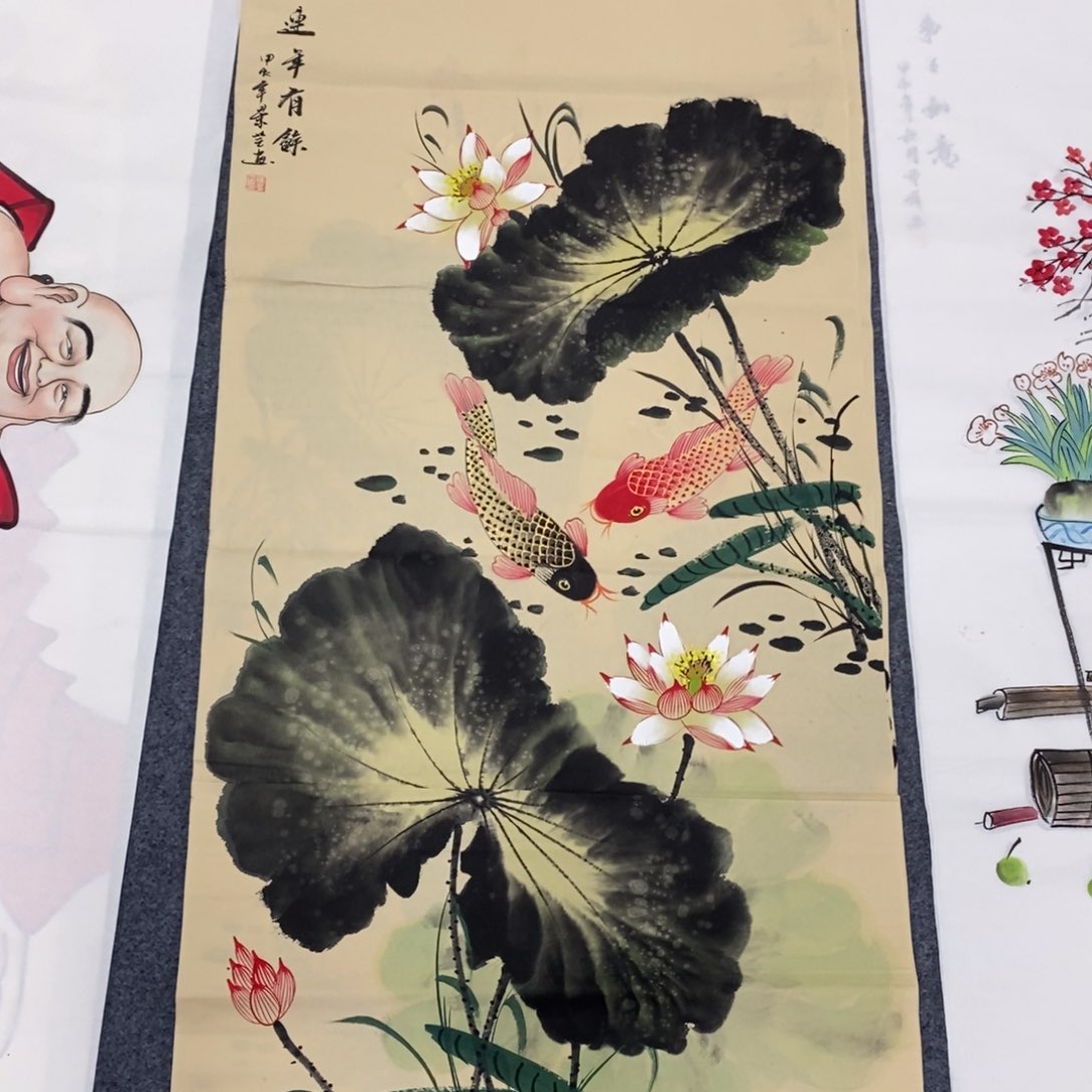 国画尺寸140✖️70四尺手绘画画画