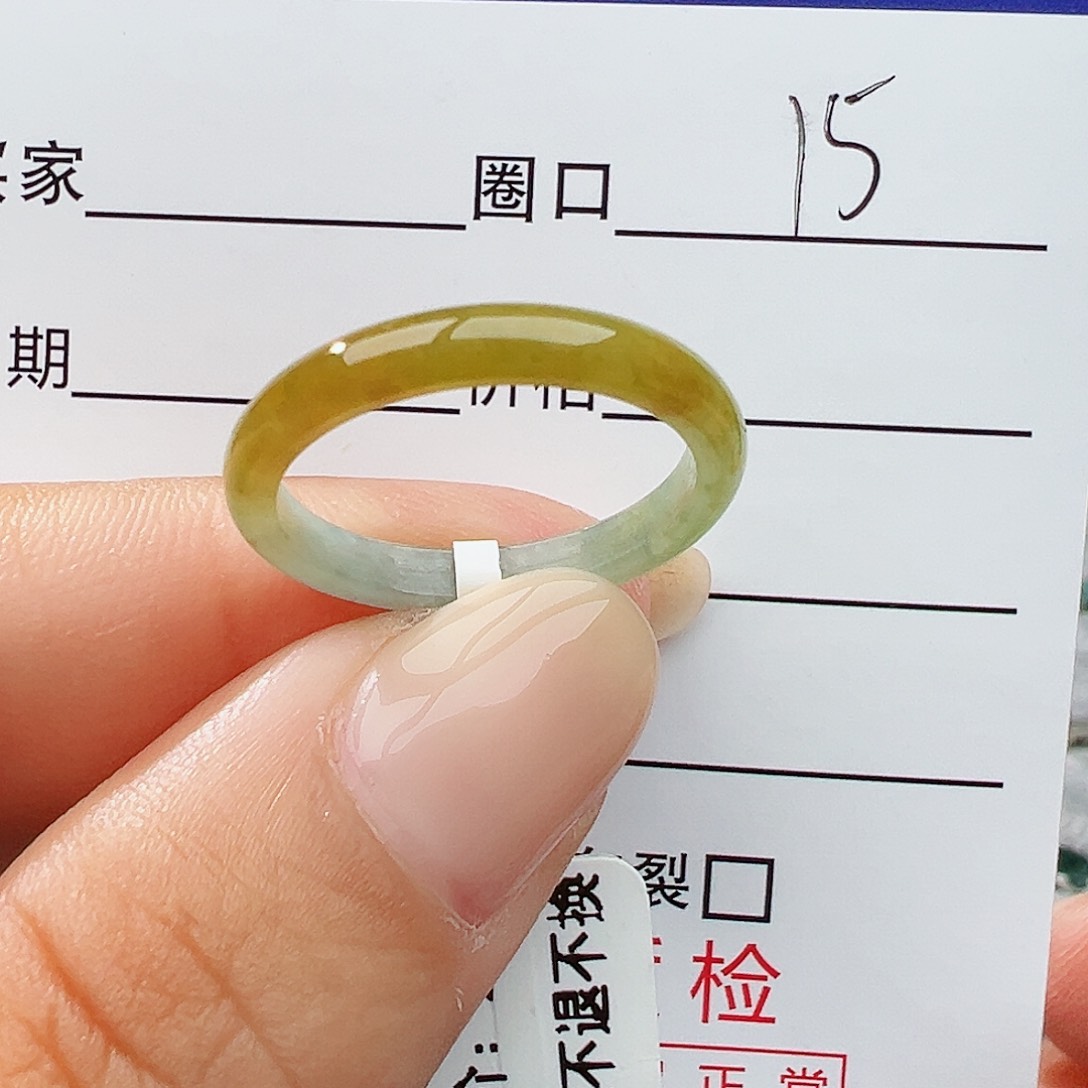 未镶嵌戒指翡翠翡翠