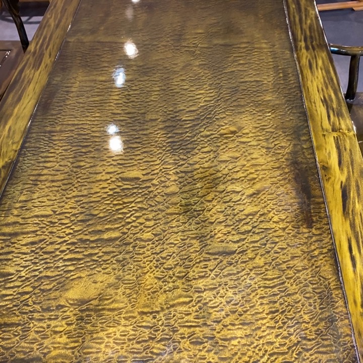 用***9楠木茶桌七件套1.78米