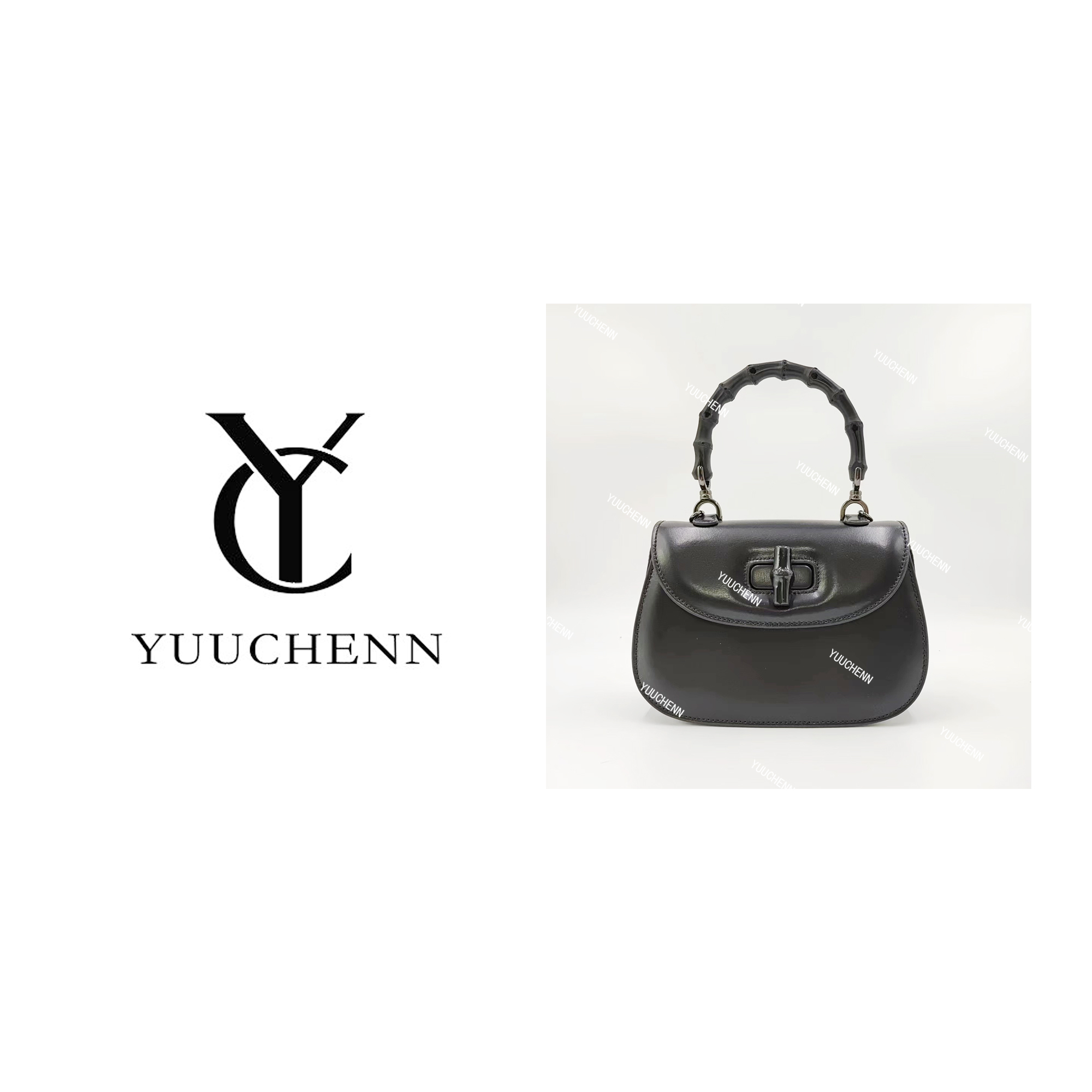 YUUCHENN/大号/21.5cm-原创设计高定真皮包 HH2672