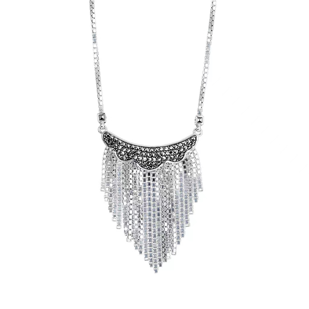 链子925银 S925银 夜宴系列项链16+1.5英寸 约16g 05800394021