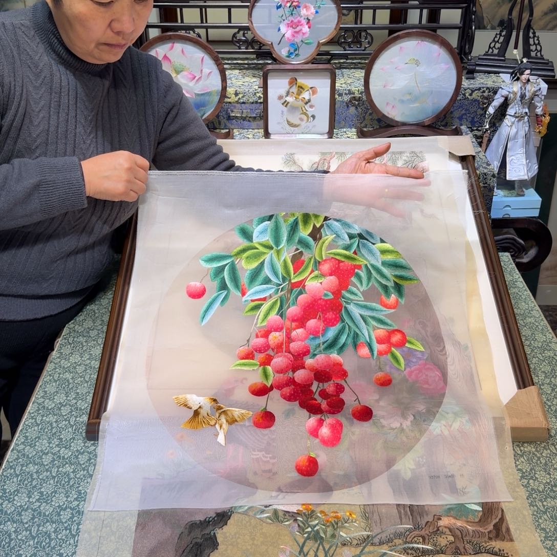 刺绣手工苏绣工艺精品