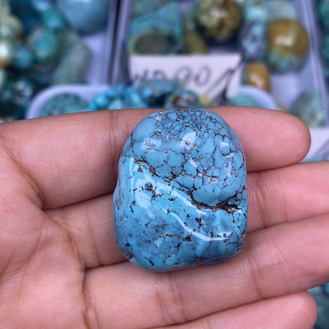 绿松石未镶嵌挂件