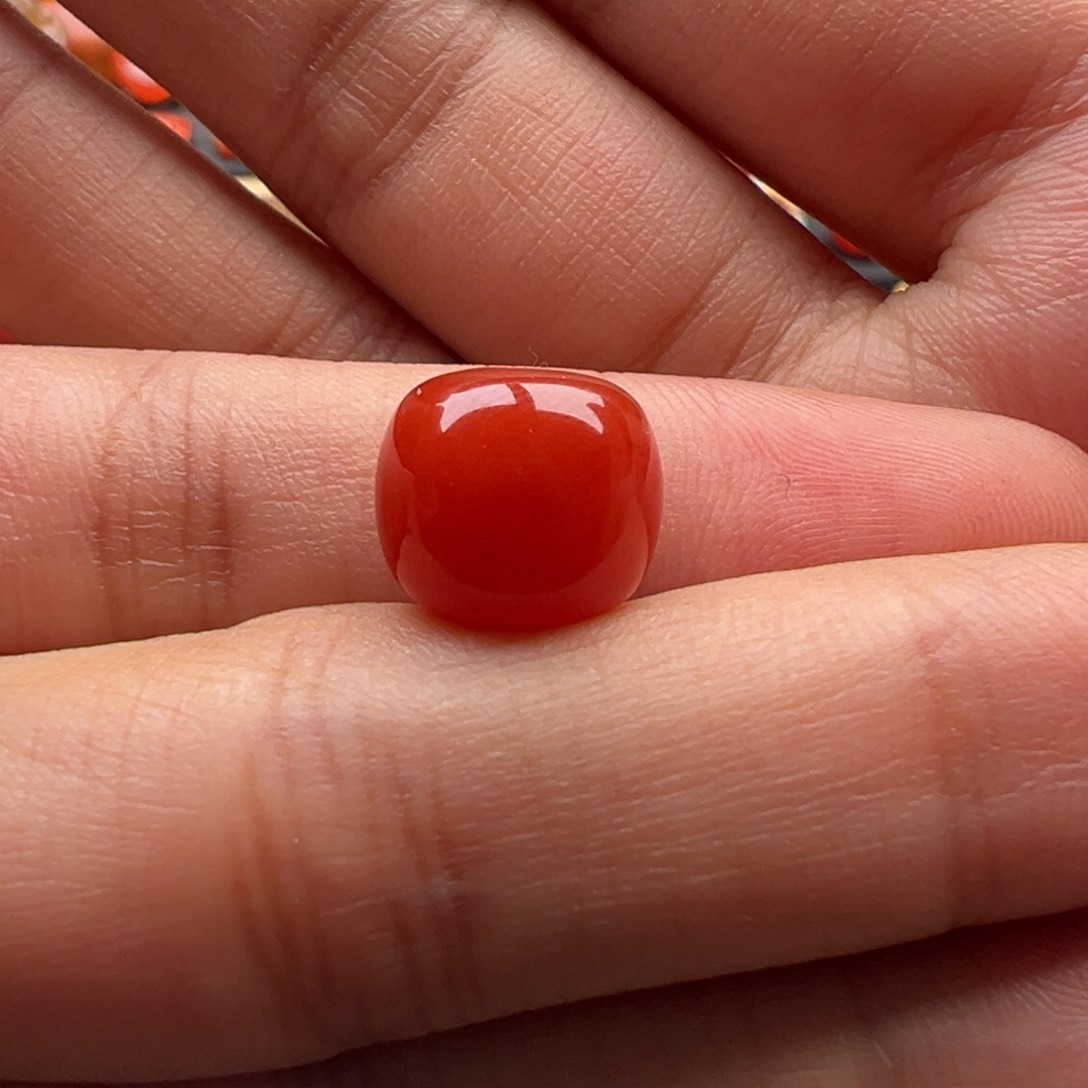 南红玛瑙老型12.0x10.3未镶嵌?****咪