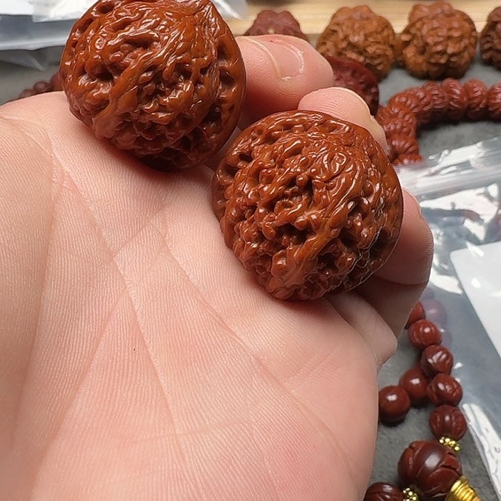 文玩核桃吊坠满天星016