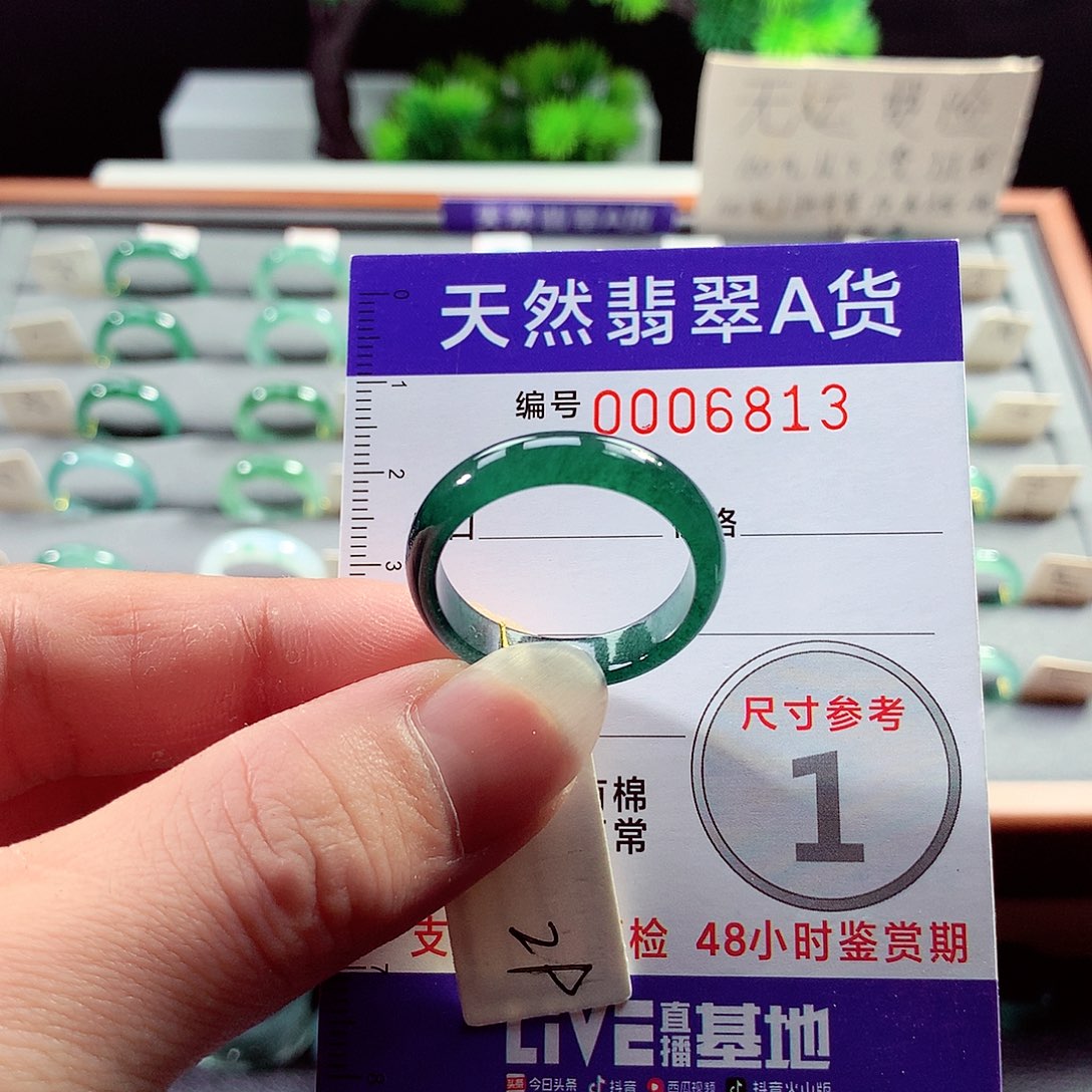 翡翠戒指未镶嵌29号