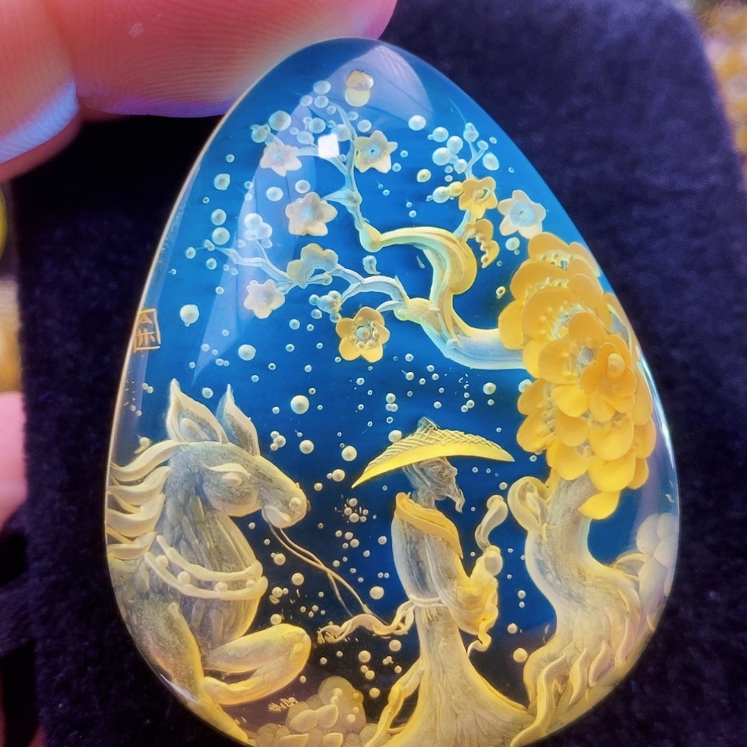 【闪购商品】未镶嵌吊坠(不含链)金珀