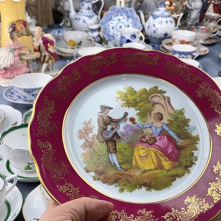 海外瓷器中古欧瓷小房子