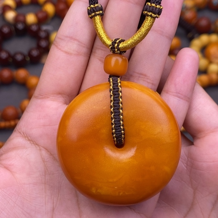 琥珀未镶嵌裸石蜜蜡L