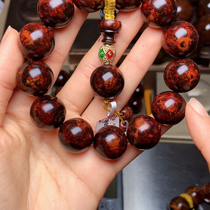 花梨木类手串/手链黄花梨风化料老挝花梨土埋料1.8