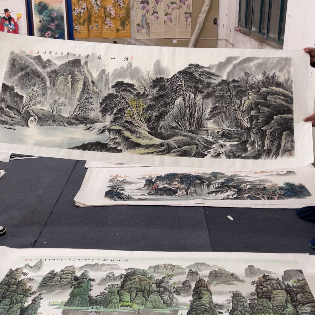 国画处理作品看好再拍哦