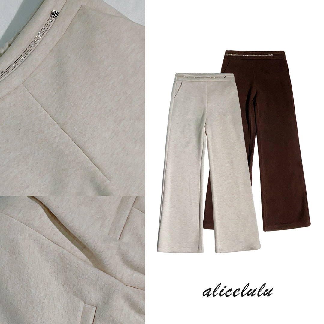 2 alicelulu 糯米2.0休闲裤 软糯细腻 保暖显瘦 S622050K
