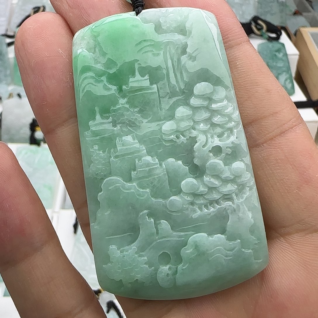 颈饰未镶嵌翡翠翡翠