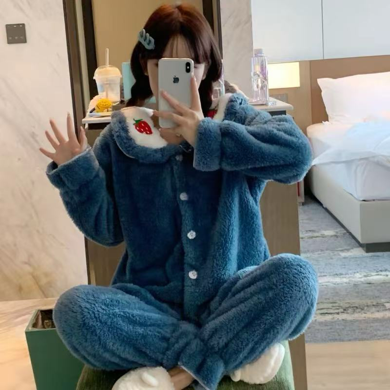 秋冬法兰绒新款睡衣套装（直播间专用链接）