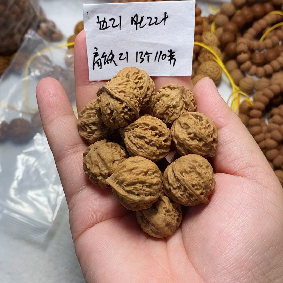 核桃手串/手链八棱绣球单圈