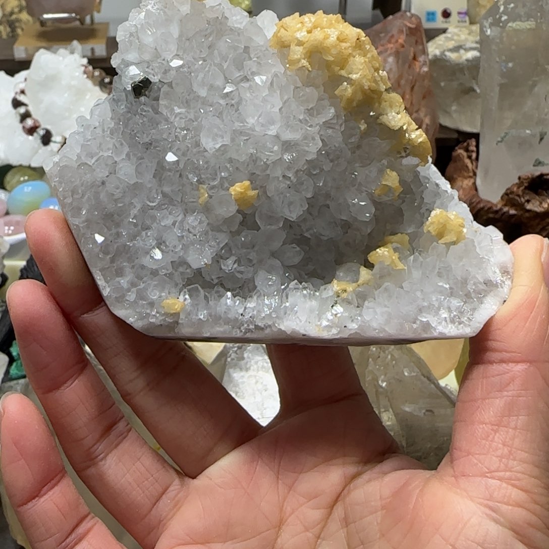水晶车挂未镶嵌不退换手握