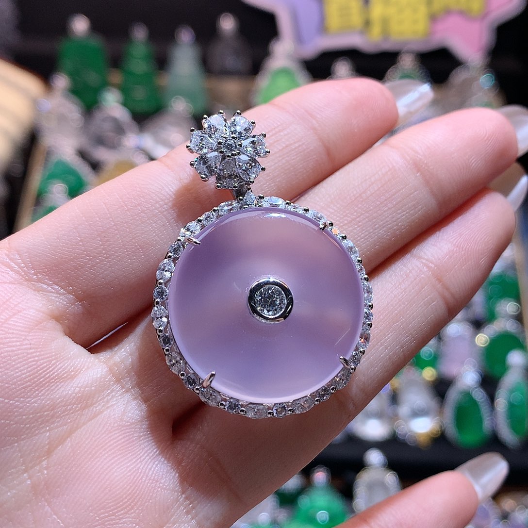 玛瑙/玉髓颈饰银S925镶嵌