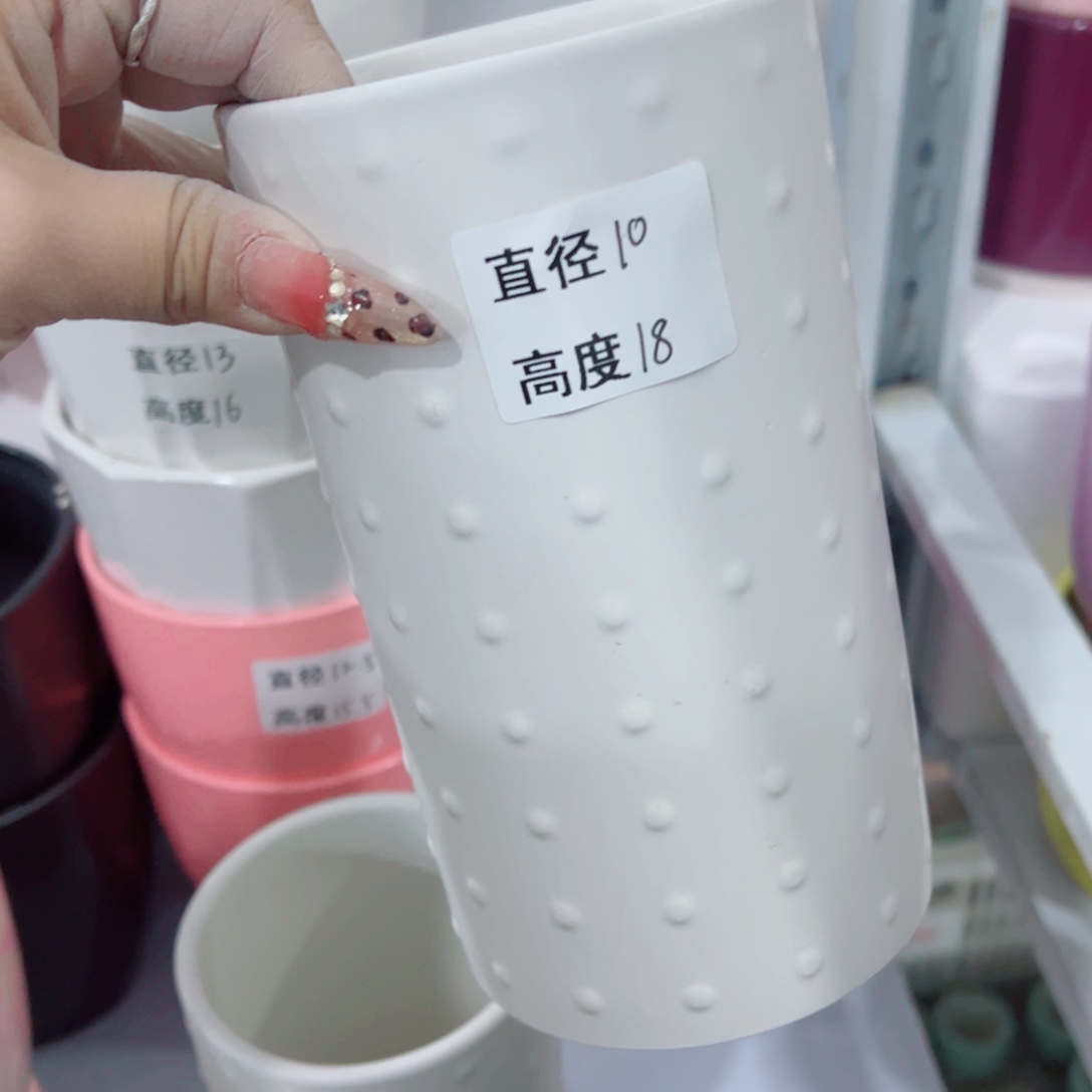 有孔，陶瓷花盆满10米包邮发货