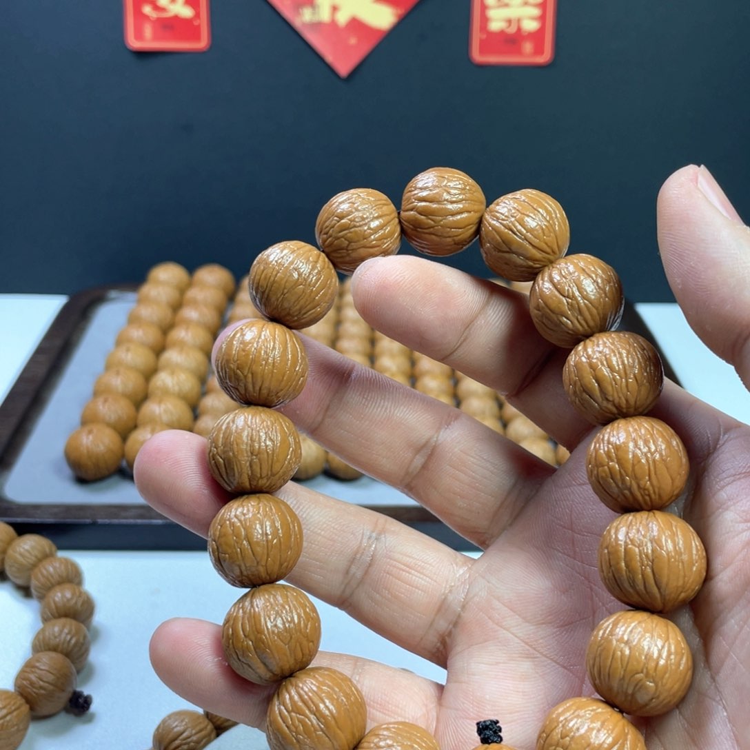 猴头核桃手串?**7聚宝盆