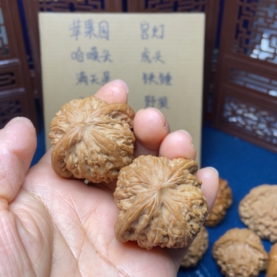 文玩核桃把件磨盘41