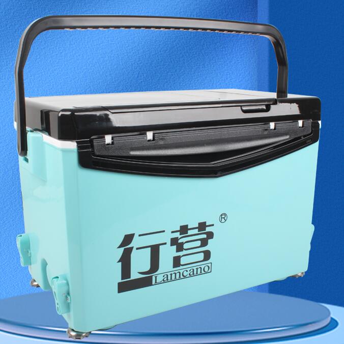 行营29L钓箱时尚款四脚升降隐藏式靠背设计轻便抗压结实耐用