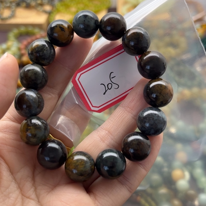 未镶嵌蛇纹石玉手链