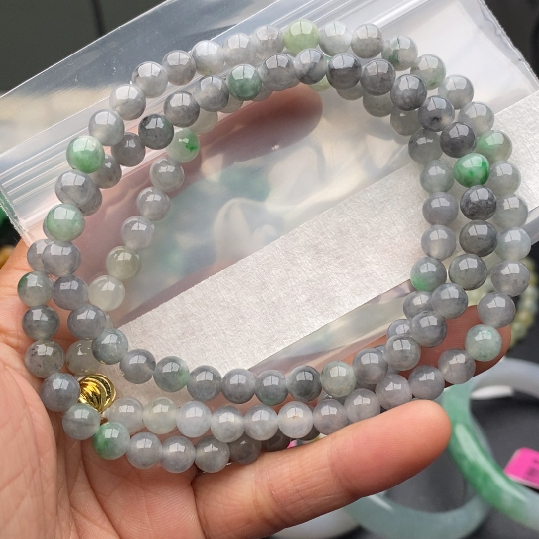 定制翡翠未镶嵌卡6.4 缅甸天然A货翡翠